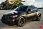 BMW X6 M Matte Black on Vossen Wheels (HF-2) 2019 года